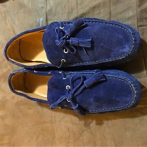 Ralph Lauren Harold Suede Loafers with Tassels Made in Italy Size 12